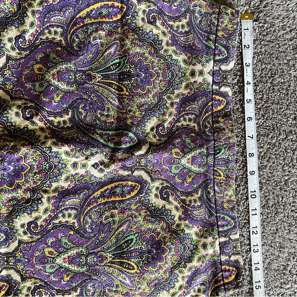 J. Crew No. 2 Pencil Skirt in Royal Paisley